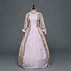 Princess Maria Antonietta Floral Style Rococo Victorian Renaissance Vacation Dress Dress Party Costume Masquerade Women