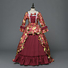 Princess Maria Antonietta Floral Style Rococo Victorian Renaissance Vacation Dress Dress Party Costume Masquerade Women