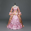 Princess Maria Antonietta Floral Style Rococo Victorian Renaissance Vacation Dress Dress Party Costume Masquerade Women