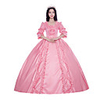 Princess Maria Antonietta Floral Style Rococo Victorian Renaissance Vacation Dress Dress Party Costume Masquerade Women