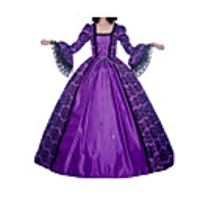 Princess Maria Antonietta Floral Style Rococo Victorian Renaissance Vacation Dress Dress Party Costume Masquerade Women