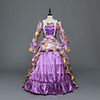 Princess Maria Antonietta Floral Style Rococo Victorian Renaissance Vacation Dress Dress Party Costume Masquerade Women