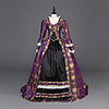 Princess Maria Antonietta Floral Style Rococo Victorian Renaissance Vacation Dress Dress Party Costume Masquerade Women