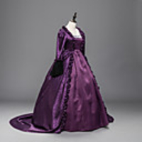 Princess Maria Antonietta Floral Style Rococo Victorian Renaissance Vacation Dress Dress Party Costume Masquerade Women