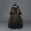 Princess Maria Antonietta Floral Style Rococo Victorian Renaissance Vacation Dress Dress Party Costume Masquerade Women
