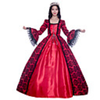 Princess Maria Antonietta Floral Style Rococo Victorian Renaissance Vacation Dress Dress Party Costume Masquerade Women