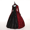 Princess Maria Antonietta Floral Style Rococo Victorian Renaissance Vacation Dress Dress Party Costume Masquerade Women