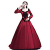 Princess Maria Antonietta Floral Style Rococo Victorian Renaissance Vacation Dress Dress Party Costume Masquerade Women
