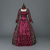 Princess Maria Antonietta Floral Style Rococo Victorian Renaissance Vacation Dress Dress Party Costume Masquerade Women