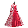 Princess Maria Antonietta Floral Style Rococo Victorian Renaissance Vacation Dress Dress Party Costume Masquerade Women