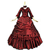 Princess Maria Antonietta Floral Style Rococo Victorian Renaissance Vacation Dress Dress Party Costume Masquerade Women