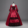 Princess Maria Antonietta Floral Style Rococo Victorian Renaissance Vacation Dress Dress Party Costume Masquerade Women