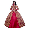 Princess Maria Antonietta Floral Style Rococo Victorian Renaissance Vacation Dress Dress Party Costume Masquerade Women