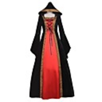 Princess Maria Antonietta Floral Style Rococo Victorian Renaissance Vacation Dress Dress Party Costume Masquerade Women