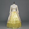 Princess Maria Antonietta Floral Style Rococo Victorian Renaissance Vacation Dress Dress Party Costume Masquerade Women