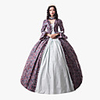 Princess Maria Antonietta Victorian Renaissance Vacation Dress Dress Party Costume Masquerade Women