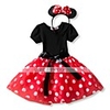 Princess Mouse Cartoon Vintage Cute Dress Party Costume Girls