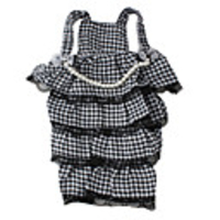 Princess Pearl Style Dress for Dogs (XS-XL,  Black)