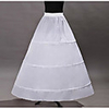 Princess Petticoat Hoop Skirt Tutu Under Skirt Classic Lolita Organza White / Crinoline