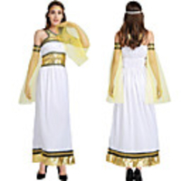 Princess Retro Vintage Ancient Greek Ancient Rome Vacation Dress Dress Outfits Masquerade Women