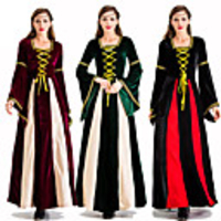 Princess Retro Vintage Medieval Vacation Dress Dress Masquerade Women