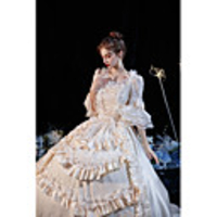 Princess Shakespeare Rococo Gothic Vintage Inspired Medieval Vacation Dress Dress Party Costume Masquerade Women