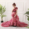 Princess Sweep / Brush Train / Asymmetrical Birthday / Pageant Flower Girl Dresses - Tulle Sleeveless One Shoulder with Criss Cross / Beading / Appliques