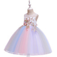 Princess Unicorn Dress Cosplay Costume Masquerade Girls