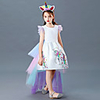 Princess Unicorn Flapper Dress Dress Party Costume Girls