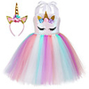 Princess Unicorn Outfits Flower Girl Dress Girls