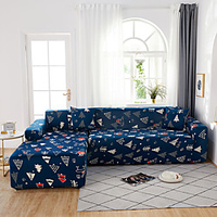 Print Dustproof Stretch Slipcovers Stretch Sofa Cover Super Soft Fabric Couch Cover Fit For 1 to 4 Cushion Couch And L Shape Sofa (You will Get 1 Throw Pillow Case as free Gift) miniinthebox