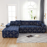 Print Dustproof Stretch Slipcovers Stretch Sofa Cover Super Soft Fabric Couch Cover Fit For 1 to 4 Cushion Couch And L Shape Sofa (You will Get 1 Throw Pillow Case as free Gift) miniinthebox