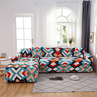 Print Dustproof Stretch Slipcovers Stretch Sofa Cover Super Soft Fabric Couch Cover Fit For 1 to 4 Cushion Couch And L Shape Sofa (You will Get 1 Throw Pillow Case as free Gift) miniinthebox