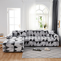 Print Dustproof Stretch Slipcovers Stretch Sofa Cover Super Soft Fabric Couch Cover Fit For 1 to 4 Cushion Couch And L Shape Sofa (You will Get 1 Throw Pillow Case as free Gift) miniinthebox