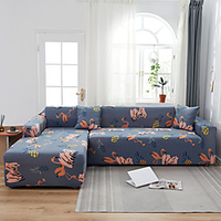 Print Dustproof Stretch Slipcovers Stretch Sofa Cover Super Soft Fabric Couch Cover Fit For 1 to 4 Cushion Couch And L Shape Sofa (You will Get 1 Throw Pillow Case as free Gift) miniinthebox
