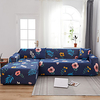 Print Dustproof Stretch Slipcovers Stretch Sofa Cover Super Soft Fabric Couch Cover Fit For 1 to 4 Cushion Couch And L Shape Sofa (You will Get 1 Throw Pillow Case as free Gift) miniinthebox