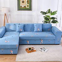 Print Dustproof Stretch Slipcovers Stretch Sofa Cover Super Soft Fabric Couch Cover Fit For 1 to 4 Cushion Couch And L Shape Sofa (You will Get 1 Throw Pillow Case as free Gift) miniinthebox