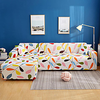 Print Dustproof Stretch Slipcovers Stretch Sofa Cover Super Soft Fabric Couch Cover Fit For 1 to 4 Cushion Couch And L Shape Sofa (You will Get 1 Throw Pillow Case as free Gift) miniinthebox