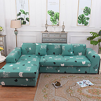 Print Dustproof Stretch Slipcovers Stretch Sofa Cover Super Soft Fabric Couch Cover Fit For 1 to 4 Cushion Couch And L Shape Sofa (You will Get 1 Throw Pillow Case as free Gift) miniinthebox