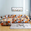 Print Dustproof Stretch Slipcovers Stretch Sofa Cover Super Soft Fabric Couch Cover Fit For 1 to 4 Cushion Couch And L Shape Sofa (You will Get 1 Throw Pillow Case as free Gift) miniinthebox