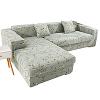 Print Dustproof Stretch Slipcovers Stretch Sofa Cover Super Soft Fabric Couch Cover Fit For 1 to 4 Cushion Couch And L Shape Sofa (You will Get 1 Throw Pillow Case as free Gift) miniinthebox