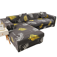 Print Dustproof Stretch Slipcovers Stretch Sofa Cover Super Soft Fabric Couch Cover Fit For 1 to 4 Cushion Couch And L Shape Sofa (You will Get 1 Throw Pillow Case as free Gift) miniinthebox