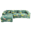 Print Dustproof Stretch Slipcovers Stretch Sofa Cover Super Soft Fabric Couch Cover Fit For 1 to 4 Cushion Couch And L Shape Sofa (You will Get 1 Throw Pillow Case as free Gift) miniinthebox
