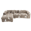 Print Dustproof Stretch Slipcovers Stretch Sofa Cover Super Soft Fabric Couch Cover Fit For 1 to 4 Cushion Couch And L Shape Sofa (You will Get 1 Throw Pillow Case as free Gift) miniinthebox