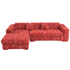 Print Dustproof Stretch Slipcovers Stretch Sofa Cover Super Soft Fabric Couch Cover Fit For 1 to 4 Cushion Couch And L Shape Sofa (You will Get 1 Throw Pillow Case as free Gift) miniinthebox