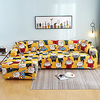 Print Dustproof Stretch Slipcovers Stretch Sofa Cover Super Soft Fabric Couch Cover Fit For 1 to 4 Cushion Couch And L Shape Sofa (You will Get 1 Throw Pillow Case as free Gift) miniinthebox