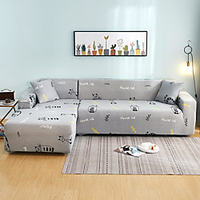 Print Dustproof Stretch Slipcovers Stretch Sofa Cover Super Soft Fabric Couch Cover Fit For 1 to 4 Cushion Couch And L Shape Sofa (You will Get 1 Throw Pillow Case as free Gift) miniinthebox