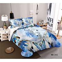 Print Home Bedding Duvet Cover Sets Soft Microfiber For Kids Teens Adults Bedroom Animal 1 Duvet Cover 1/2 Pillowcase Shams miniinthebox