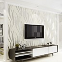Print Home Decoration Modern Wall Covering,  Nonwoven Material Adhesive required Wallpaper,  Room Wallcovering