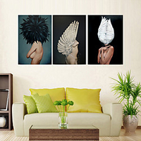 Print Rolled Canvas Prints Stretched Canvas Prints - Botanical Floral / Botanical Vintage Modern Art Prints